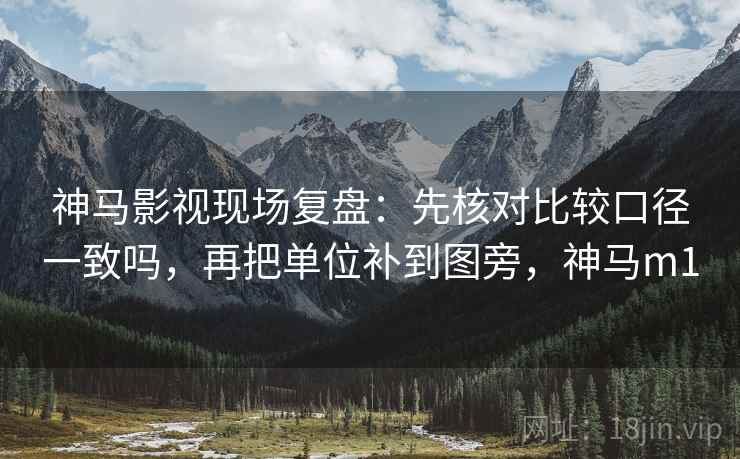 神马影视现场复盘：先核对比较口径一致吗，再把单位补到图旁，神马m1